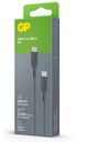 GP USB CHARGE AND SYNC CABLE, 1M USB C TO USB C CABLE (60W) CC1P, GREY