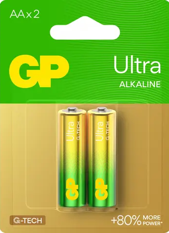 [01238] GP ULTRA ALKALINE AA 2PCS (10pack x 8bx)