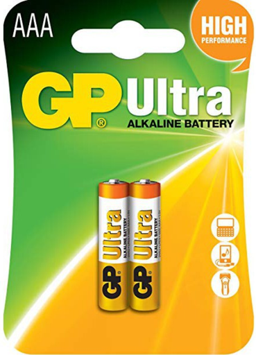 [01240] GP ULTRA ALKALINE AAA 2PCS (10pack x 8bx)