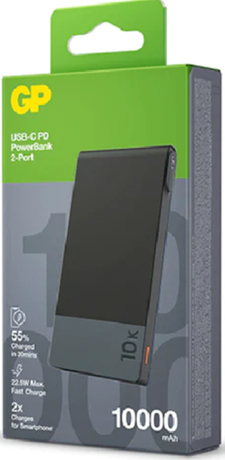 [10653] GP PORTABLE POWER BANK 10000mAh, 22.5W- M SERIES GREY