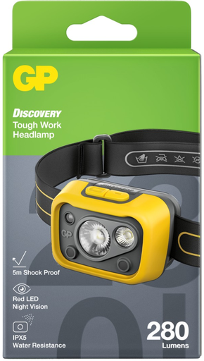 [10657] GP DISCOVERY TOUGH WORK HEADLAMP CHW53 LM280, AAAX3