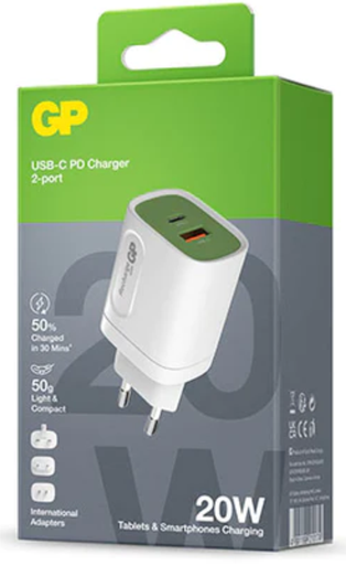 [10658] GP WALL CHARGER OTG 20W PD (BUNDLE WITH 3 GLOBAL)